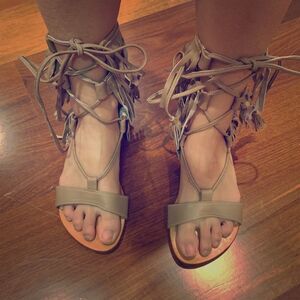 Buddha Bali Festival Boho Strappy Flats